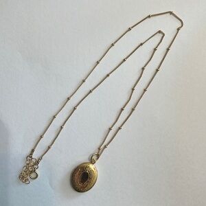 Gold Locket Necklace